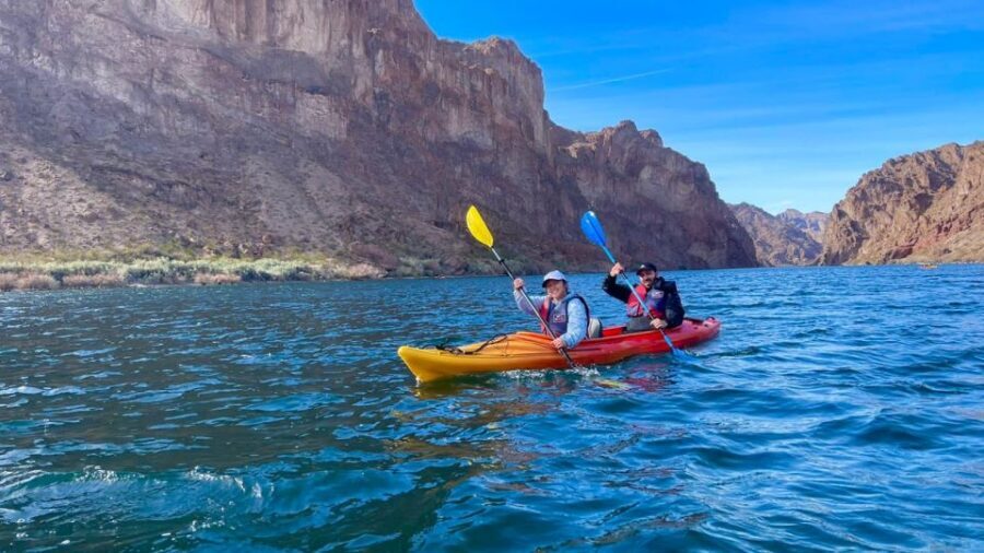 From Las Vegas: Emerald Cave Guided Kayak Tour with Shuttle - Learning the Kayak Basics Before You Hit the Black Canyon