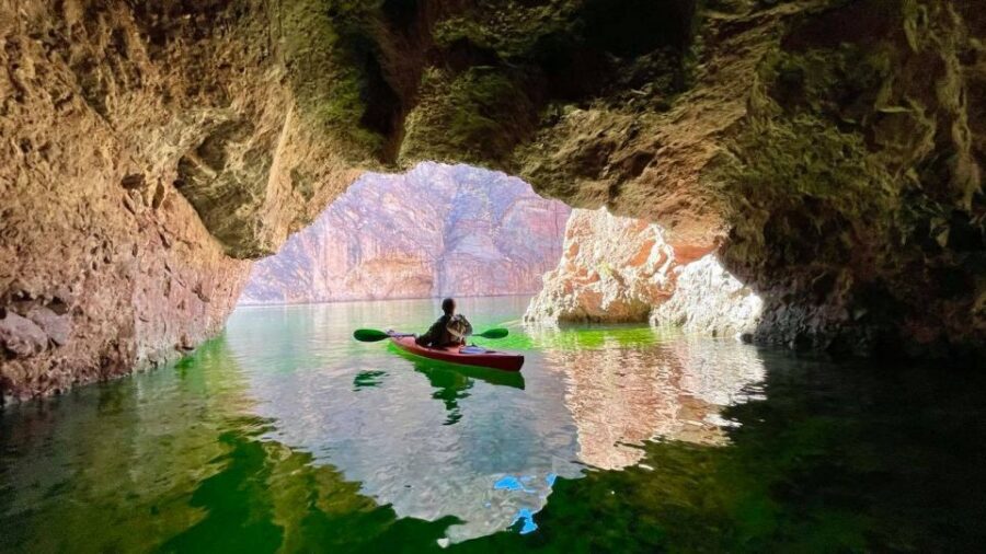 From Las Vegas: Emerald Cave Guided Kayak Tour with Shuttle - Emerald Cove and the Emerald Cave: Timing the Sun and Managing Expectations