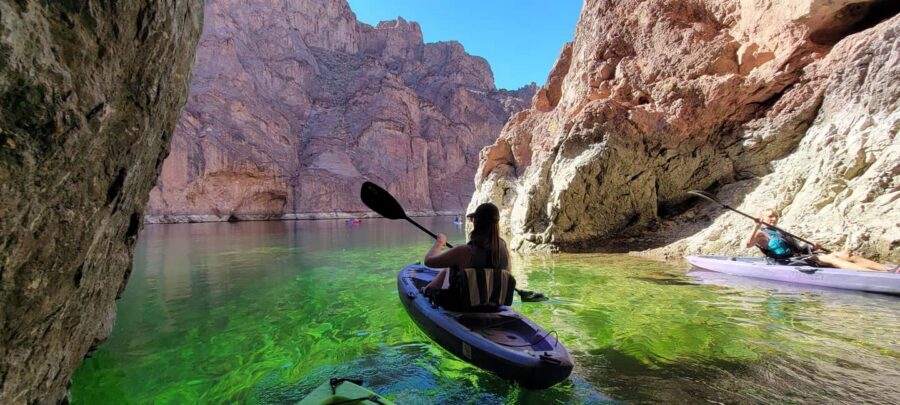 From Las Vegas: Emerald Cave Kayak Tour with Hotel Pickup - Sit-on-top kayaking gear: confidence before you ever paddle