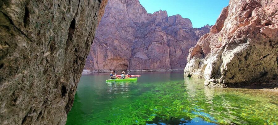 From Las Vegas: Emerald Cave Kayak Tour with Hotel Pickup - The kayaking stretch on the Colorado River: what your time feels like
