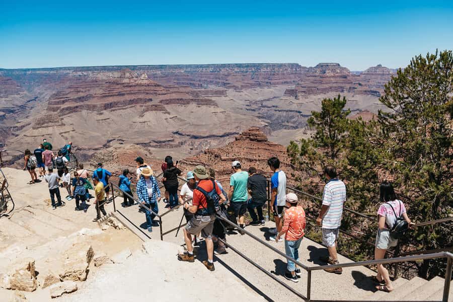 From Las Vegas: Grand Canyon South Rim Day Trip - Mather Point: your first 45 minutes of pure scale