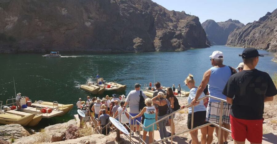 From Las Vegas: Hoover Dam Raft Tour - Las Vegas pickup and the ride toward Boulder City