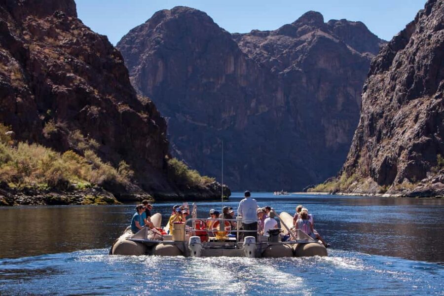 Grand Canyon Helicopter Flight & Hoover Dam River Float Raft - Hoover Dam and the Bypass Bridge from the sky