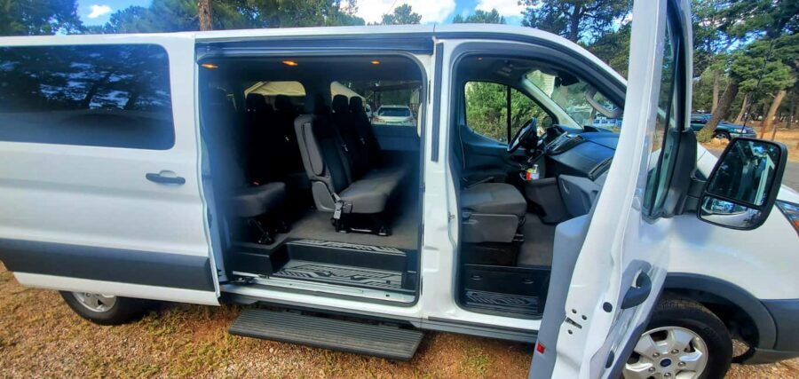 Grand Canyon South Rim Sunset Tour wth Dinner included - Eric Albanese and your premium van ride: comfort first