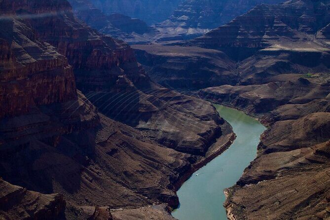 Grand Canyon West Rim-Helicopter Tours- Dream Plus Flight - Colorado River perspective: feeling the scale from roughly 2,000 feet down