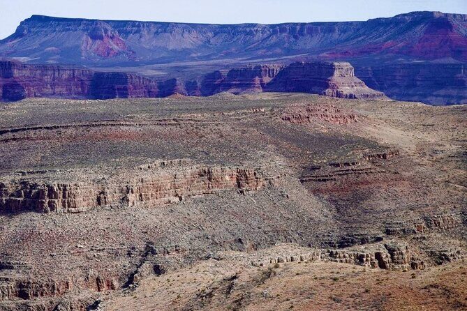 Grand Canyon West Rim-Helicopter Tours- Dream Plus Flight - Eternity Canyon and the Skywalk: the rim view that drops down