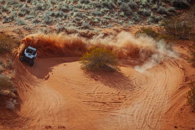 Greater Zion: UTV Tour to Toquerville Falls - The 4-hour ride: dunes, rugged trails, and the approach to the falls
