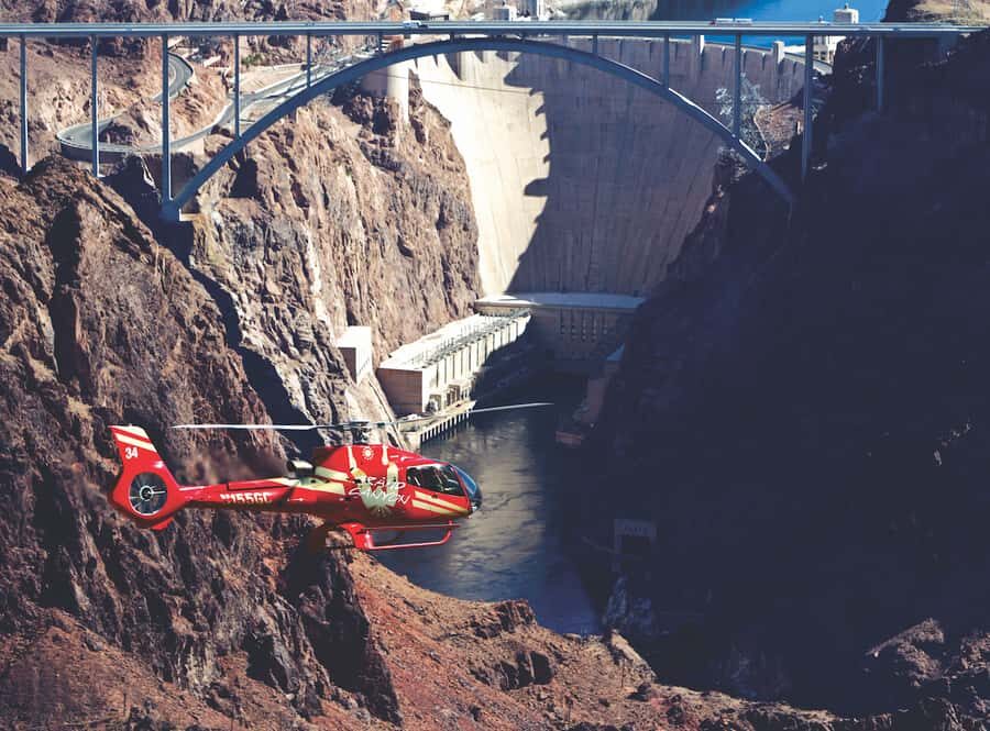 Las Vegas: Daytime Hoover Dam & Las Vegas Strip Heli Flight - Hoover Dam from the air: what you’ll see without walking it