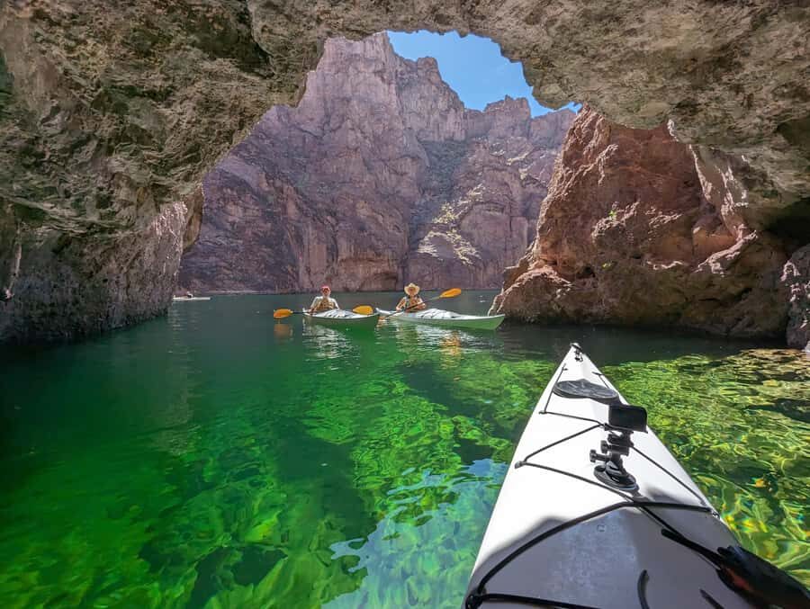 Las Vegas: Emerald Cave Kayak Tour with Photos - Kayak Beach to the Black Canyon: your first 15 minutes matter