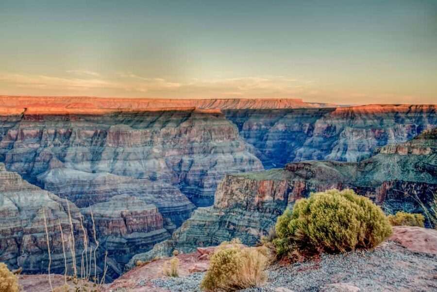Las Vegas: Grand Canyon West Rim Tour with Optional Skywalk - Guano Point: a different canyon angle and the Colorado River below