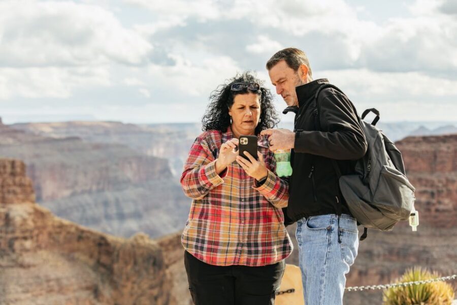 Las Vegas: Grand Canyon West Rim VIP Luxury Small Group Tour - Hoover Dam photo stop from Pat Tillman Bridge