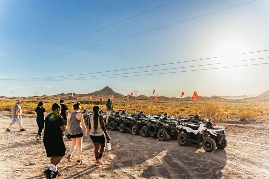 Las Vegas: Guided Las Vegas Desert ATV Tour - From Mandalay Bay to the Mojave Desert: the van part matters