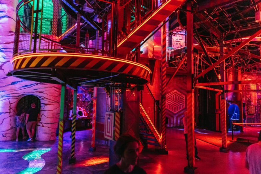 Las Vegas: Meow Wolf Omega Mart Ticket - Datamosh bar and the VIP package: what the upgrade changes