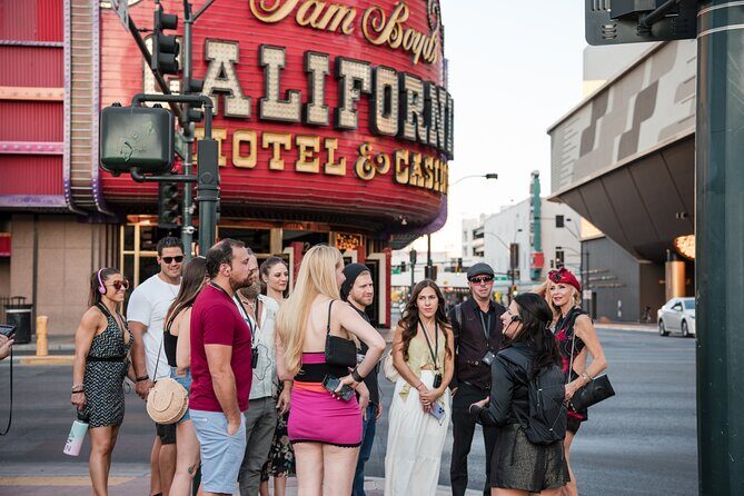 Las Vegas Night Tour Soiree-Burlesque, Cocktails, Keepsake Flask - Main Street Station: Antiques, Slots, and a Berlin Wall Relic