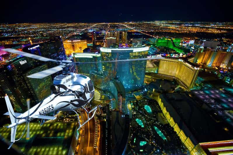 Las Vegas: Nighttime Helicopter Flight over the Strip - Why a Night Helicopter Over the Strip Feels Like a Different City