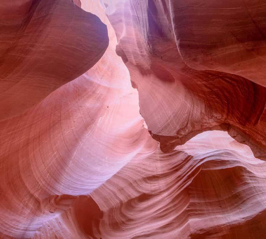 Page: Antelope Canyon X Hiking Tour with Photo Tour Option - Inside Antelope Canyon X: two canyon sections and changing light