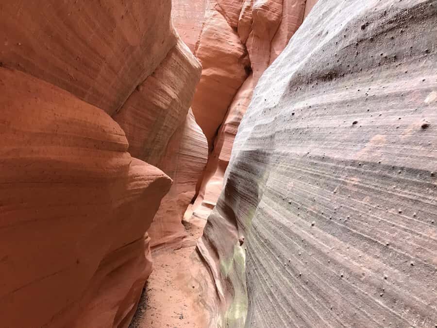 Page: Antelope Valley Wind Pebble Canyon Tour - The ladders and steep side wall trail you must plan for