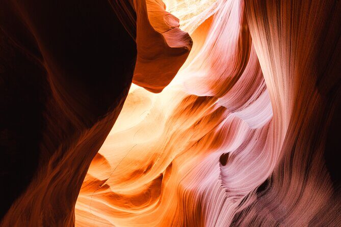 Page Secret Antelope Canyon - Secret Canyon walk: 0.3 miles of color, curves, and striations