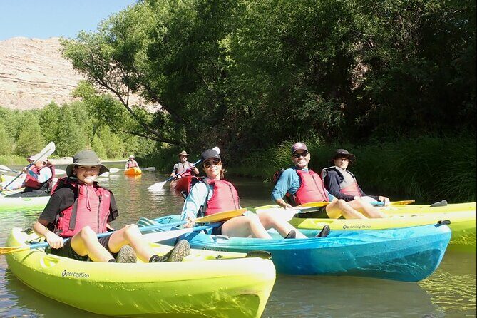 Scenic Guided Kayak Trip - On the Water: Class 1 Rapids, Stable Boats, and Real River Energy