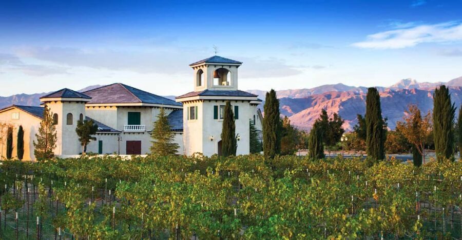 Scenic Las Vegas / Pahrump Wine Tasting Tour and Food - The tasting setup: two wineries, two rounds of sampling