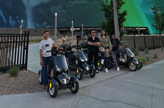 Scooter Tour of the Las Vegas Strip - Sphere and the Wynn/Encore Area: Modern Vegas, No Extra Ticket