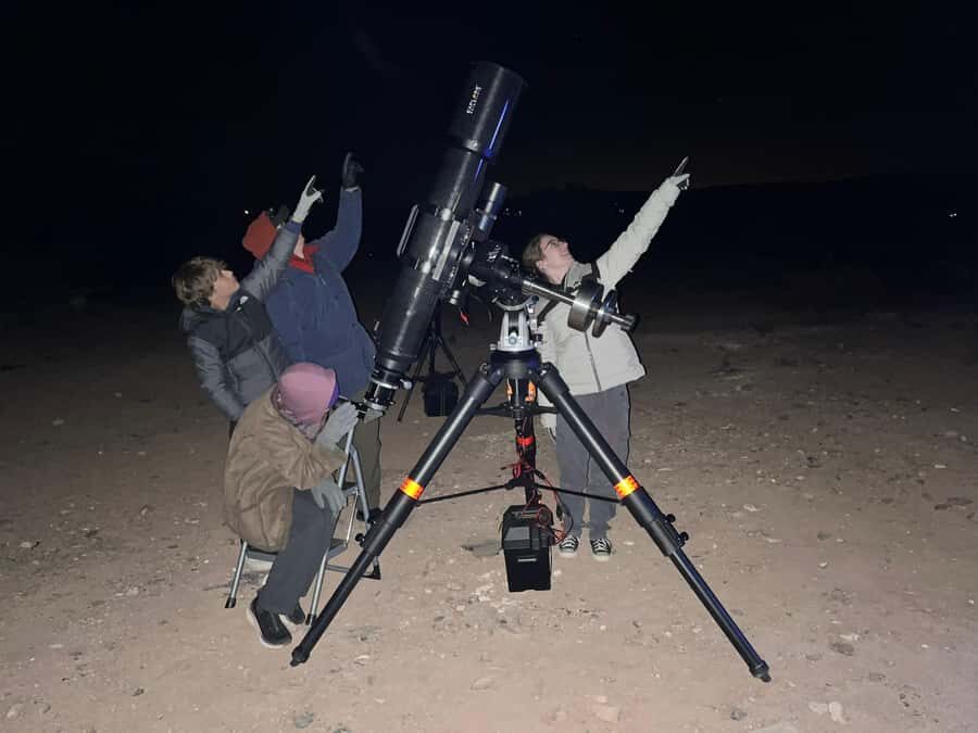 Sedona: Stargazing Tour with Telescopes and Video Astronomy - The 90-minute flow: from our solar system to faint nebulae