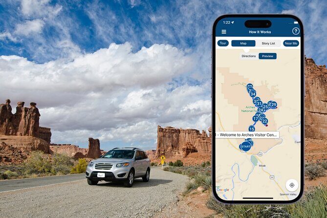 Ultimate Utah Bundle Self-Guided Driving Audio Tour - Setting up the Action audio app: download first, listen later