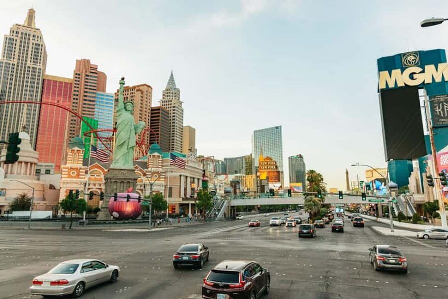 Vegas Explorer: Hop-On Hop-Off Adventure at Your Own Pace - What you get on board: open-top double-decker and audio in 8 languages