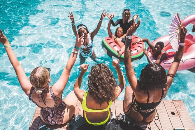 VIP Vegas Pool Crawl: Drinks, Entry & Party Bus - Stop 1 at the First Dayclub: Where the Crawl Gets Its Heat